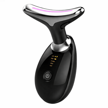 7 Color EMS Neck Beauty Device Face Lifting Massager Double Chin Remover Anti Wrinkle LED Photon Skin Tightening Facial Massager