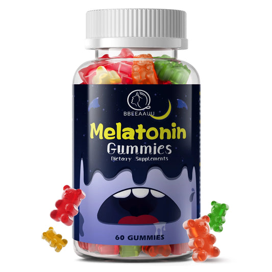 BBEEAAUU 10mg Melatonin Gummies Sleep Better Adjust time Difference Immunity Health Good Night Deep Sleep Good Mood