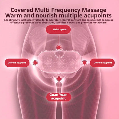 Smart Warm Stomach Heating Pad Uterus Belt Menstrual Pain Relief Device Cramps Abdominal Pain Period Care